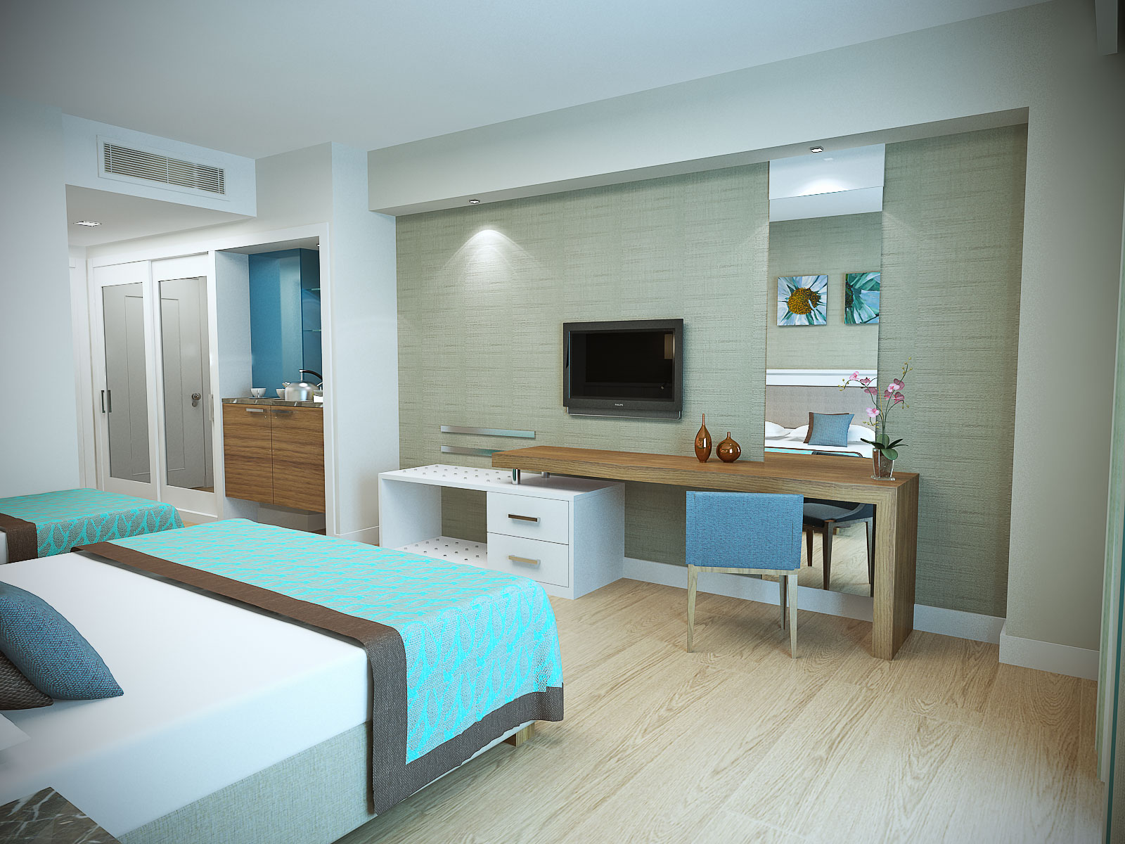 EKSAN OTEL ZEMİNİ SKALA PVC  KAPLAMALARI